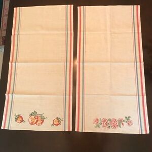 Vintage Cannon Tea Towels- Set of 2